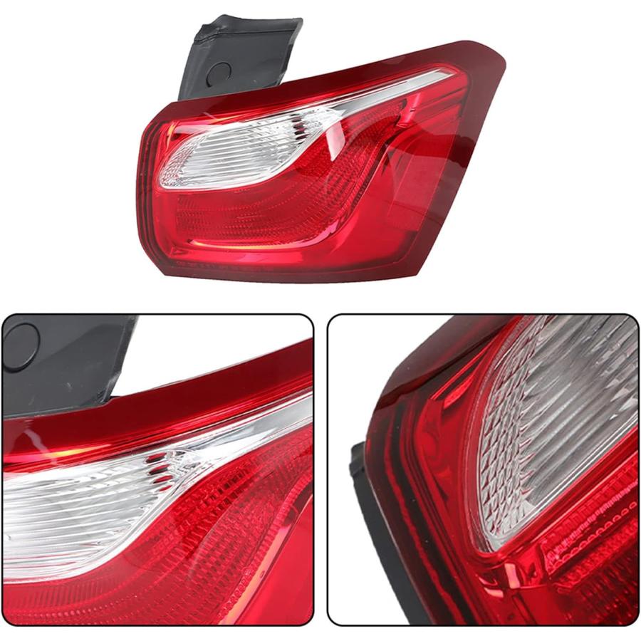 【並行輸入品】labwork アウター 助手席側テールライト 交換用 2018 2019 2020 Chevy Equinox レッドレンズ リアテーの画像