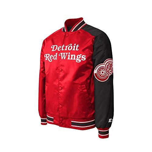 【並行輸入品】Starter Mens Jacket, Red, Largeの画像