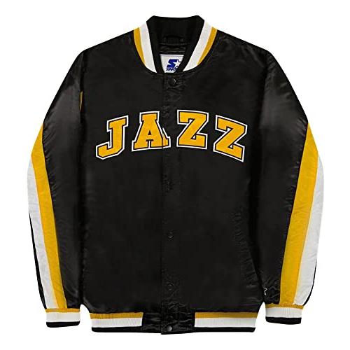 【並行輸入品】Starter Mens Varsity Jacket, Black, XX Largeの画像