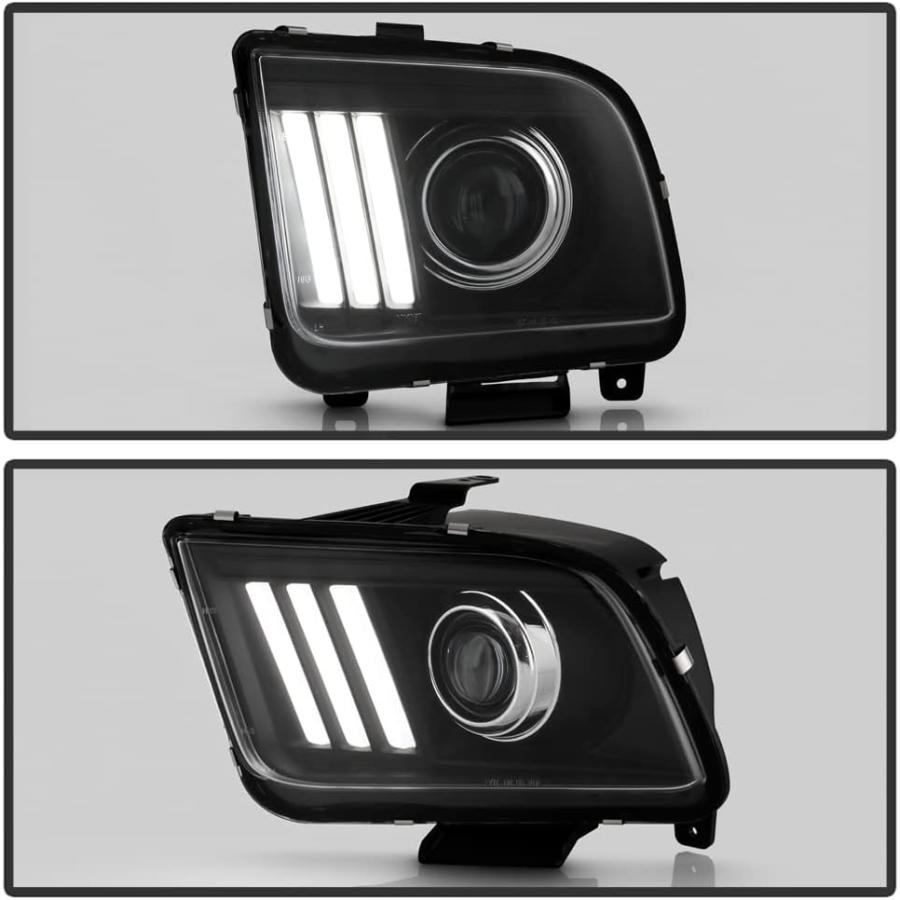 【並行輸入品】ACANII - 2005 2006 2007 2008 2009 フォード マスタング ブラック アップグレード LED チューブ プの画像