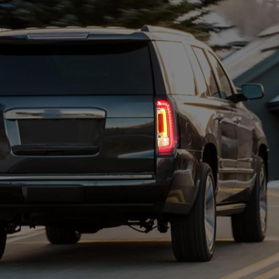 【並行輸入品】JSKAPA LEDテールライトアセンブリ 2015-2020 GMC Yukon \u0026 Yukon XL カーリアブレーキランプ 右助手の画像