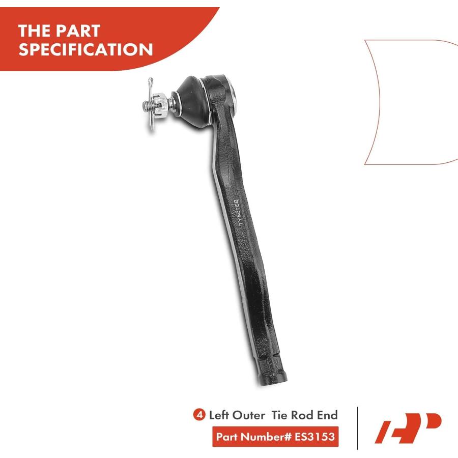 【並行輸入品】A-Premium Set of 8 Front Upper Control Arm Lower Ball Joint Inner