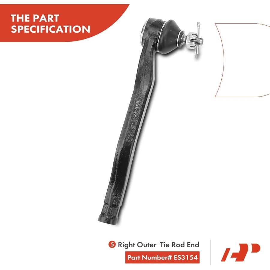 【並行輸入品】A-Premium Set of 8 Front Upper Control Arm Lower Ball Joint Inner