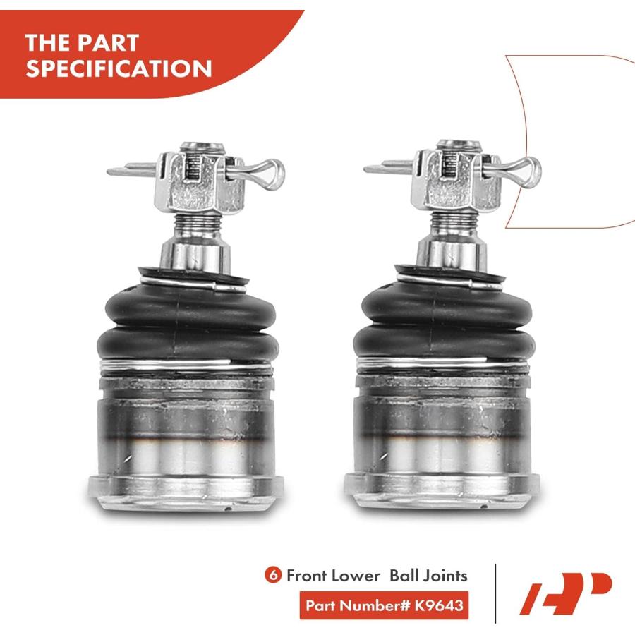 【並行輸入品】A-Premium Set of 8 Front Upper Control Arm Lower Ball Joint Inner