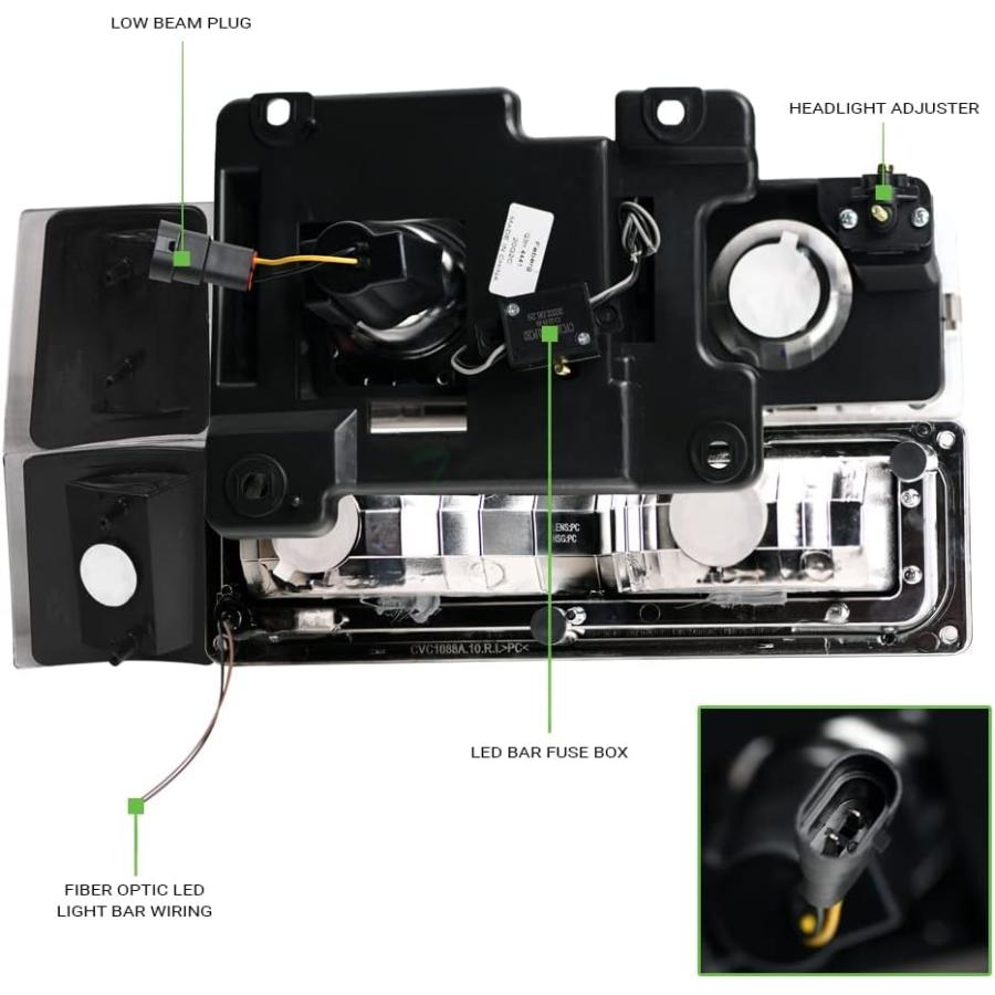 【並行輸入品】TLAPS 7422438178183 1994-2000 Chevy C10 C/K/Silverado Suburban Tahoeの画像