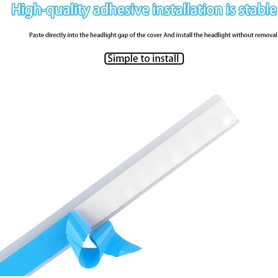 【並行輸入品】Car LED Headlight Strip Lights  Exterior Dual Color 2 Pcs DRL Headli_4