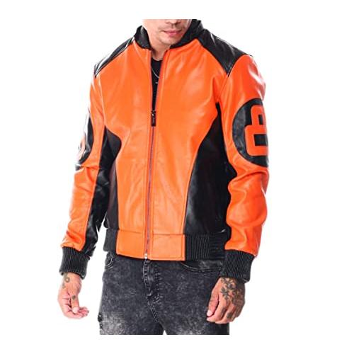 【並行輸入品】8 Ball Jacket | 8 Ball Pool 90's Leather Bomber Jacket | 8 Ballの画像