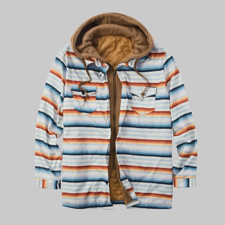 【並行輸入品】GBSELL Flannel Jackets for Mens Waterproof Ski Jacket, Lined Hooの画像