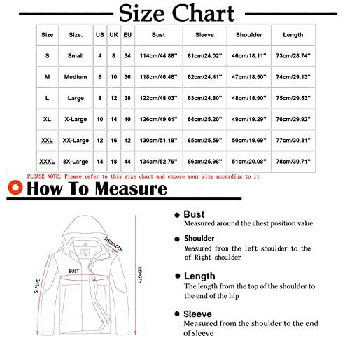 【並行輸入品】GBSELL Flannel Jackets for Mens Waterproof Ski Jacket, Lined Hooの画像