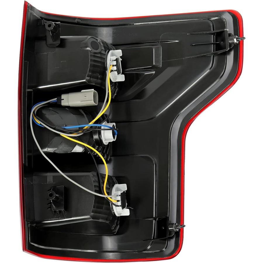 【並行輸入品】KUAFU リア左テールライト 電球付き 2018-2020 Ford F-150 JL3Z-13405-H FO2800265C用 テの画像