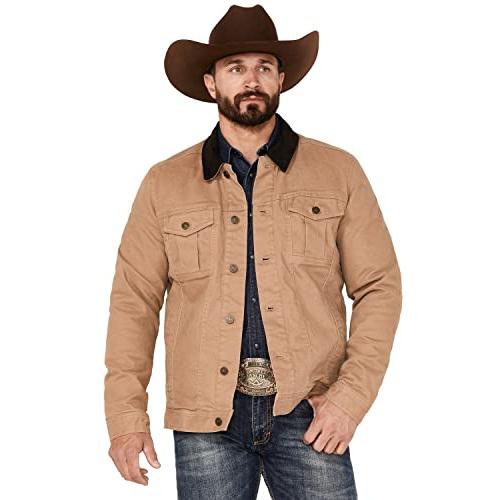 【並行輸入品】Cody James Men's Ozark Washed Rancher Jacket Tan Mediumの画像