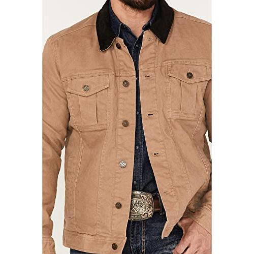 【並行輸入品】Cody James Men's Ozark Washed Rancher Jacket Tan Mediumの画像