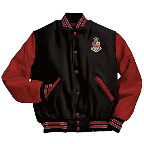 【並行輸入品】Greekgear Kappa Psi Varsity Crest   Shield Jacket X Large Black/の画像