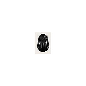 【並行輸入品】Women's Jackets  Jackets Zip Up High Low Hem Leather Coat Women'の画像