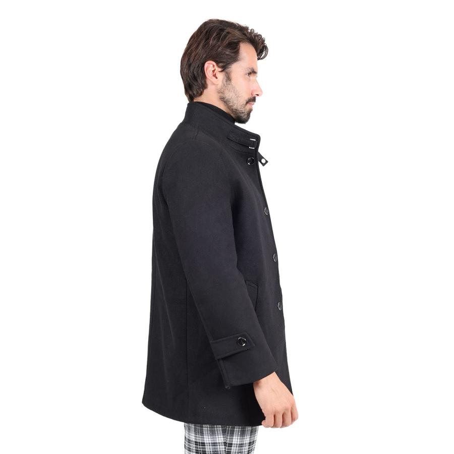 【並行輸入品】Barabas Men's Solid Color Luxury Collared Over Coat Jacket 2JLW0の画像