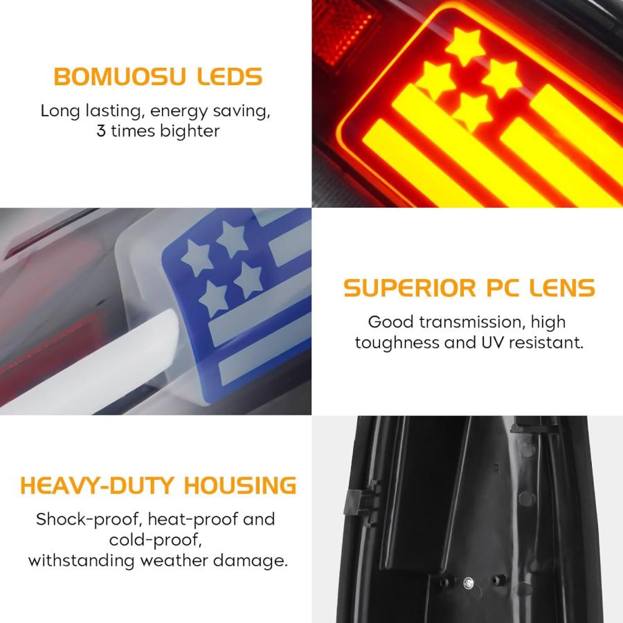 並行輸入品】Bomusou Tail Light Assembly + 3rd Brake Light [LED Set