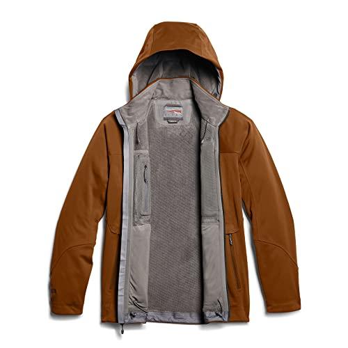 【並行輸入品】SITKA Gear Men's Hunting Windproof Jetstream Jacket, Ochre, Lの画像