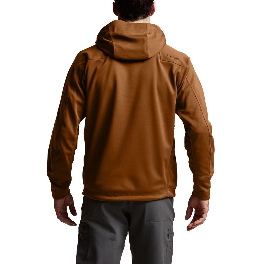 【並行輸入品】SITKA Gear Men's Hunting Windproof Jetstream Jacket, Ochre, Lの画像
