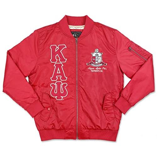 【並行輸入品】Big Boy Headgear Kappa Alpha Psi M3 Bomber Jacket [2XL]の画像