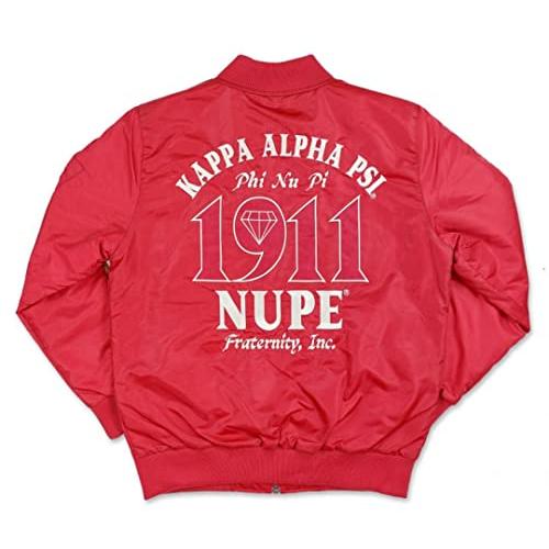【並行輸入品】Big Boy Headgear Kappa Alpha Psi M3 Bomber Jacket [2XL]の画像