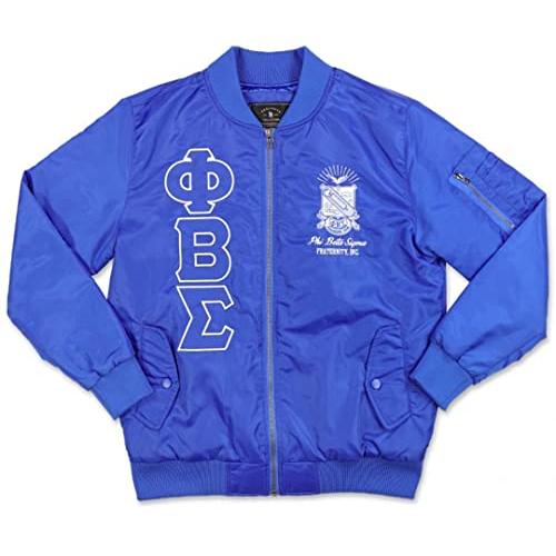 【並行輸入品】Phi Beta Sigma M3 Bomber Jacket [L] Royal Blueの画像