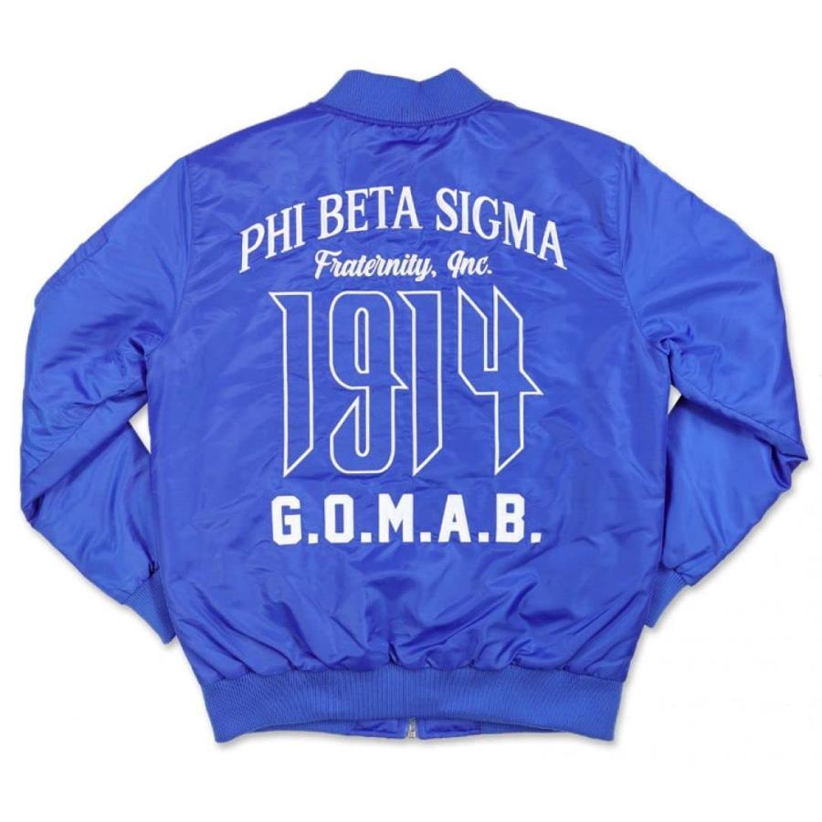 【並行輸入品】Phi Beta Sigma M3 Bomber Jacket [L] Royal Blueの画像