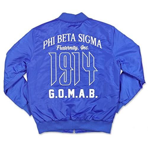 【並行輸入品】Phi Beta Sigma M3 Bomber Jacket [L] Royal Blueの画像