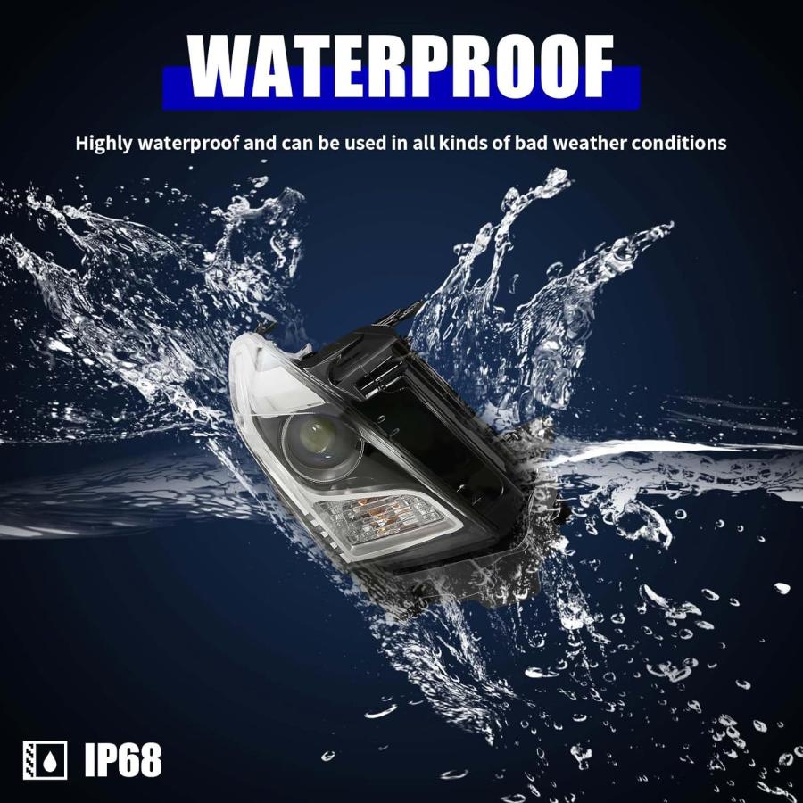 【並行輸入品】Partzer ヘッドライトアセンブリ キャデラック ATS 2013 2014 2015 2016 2017 2018 2019用 ハの画像