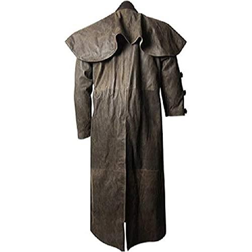 【並行輸入品】Tailor Outfits Men's Leather Duster Trench Distressed Coat  Westの画像