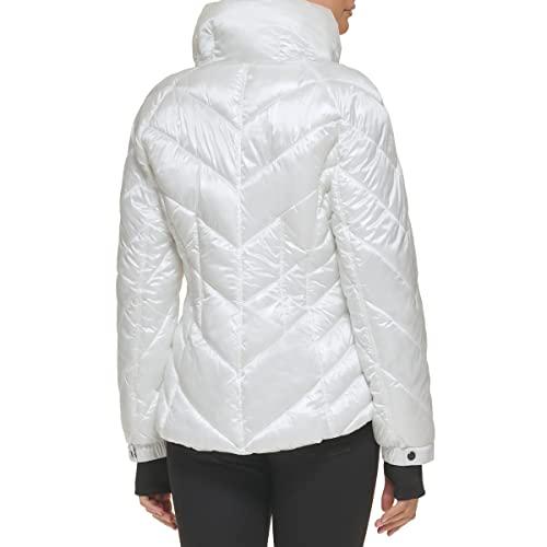 GUESS Women's Puffer Storm Cuffs  Quilted, Transitional Jacket,  並行輸入品｜good-face｜08