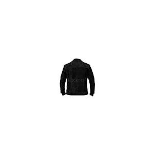 【並行輸入品】Men's Suede Leather Trucker Jacket Suede Leather Trucker Jacketの画像