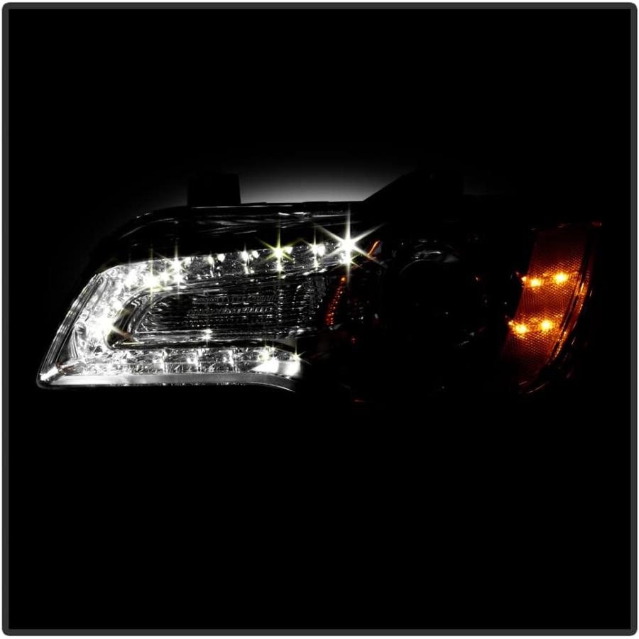 【並行輸入品】ACANII - [ハロゲンタイプ] 2015 2016 2017 Chrysler 300 クローム LED DRL プロジェクターヘ_5