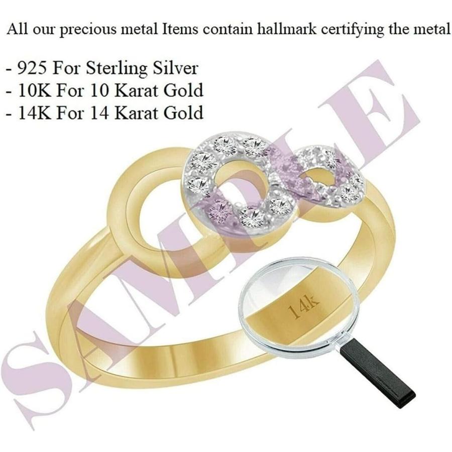 【並行輸入品】Pretty Jewels 5mm Round Cut Lab Created Moissanite Diamond Bezel Setの画像