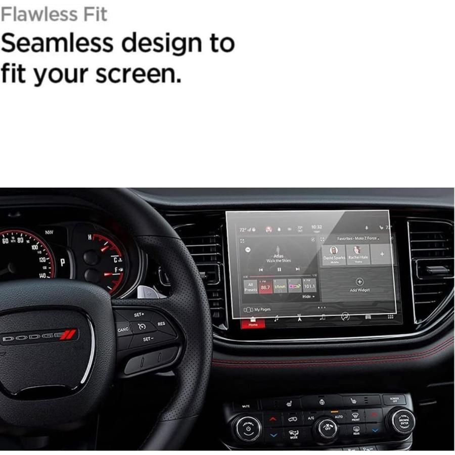 セールサイトの通販 Tempered Glass Screen Protector Compatible With 2022 2023 Dodge Durango Anti-Scratch Shock-Resistant HD Clear Protecting Uconnect 5 System 10.1inch