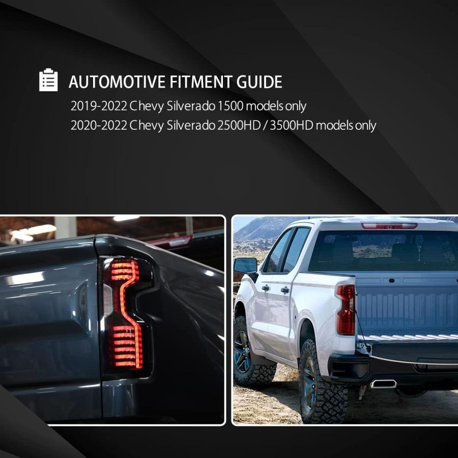 【並行輸入品】AUTOZENSATION Compatible with 2019-2023 Chevy Silverado 1500 Black Sの画像