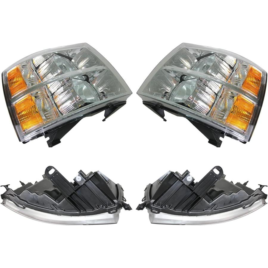 【並行輸入品】ヘッドライトアセンブリ 2007-2013 シボレー シルバラード 1500 2007-2014 シボレー シルバラード 2500 HDの画像