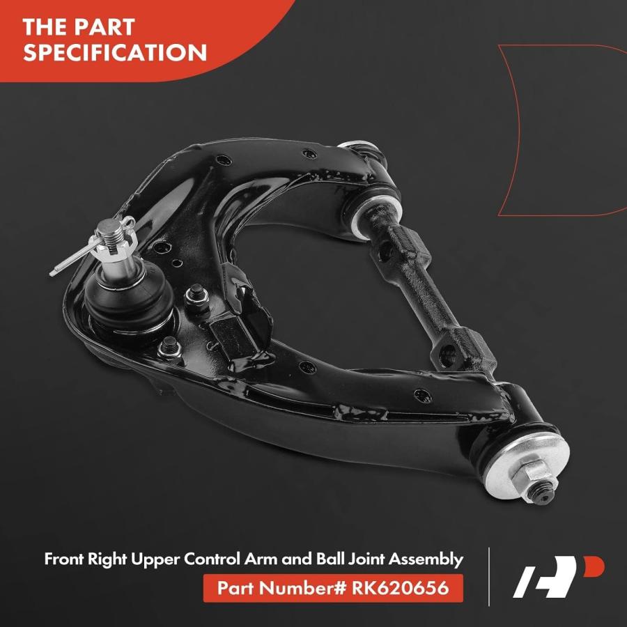 【並行輸入品】A-Premium Front Right Upper Control Arm with Ball Joint & Bushing_8