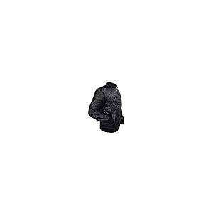 【並行輸入品】Jacketo City Mens Black And White Quilted Satin Back Embrioderedの画像