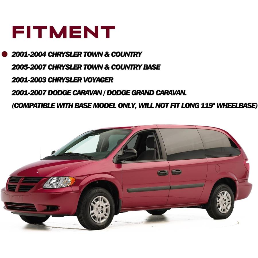【並行輸入品】JSBOYAT ハロゲンヘッドライトアセンブリ交換用 2001-2007 Dodge Grand Caravan / 2001-2007の画像