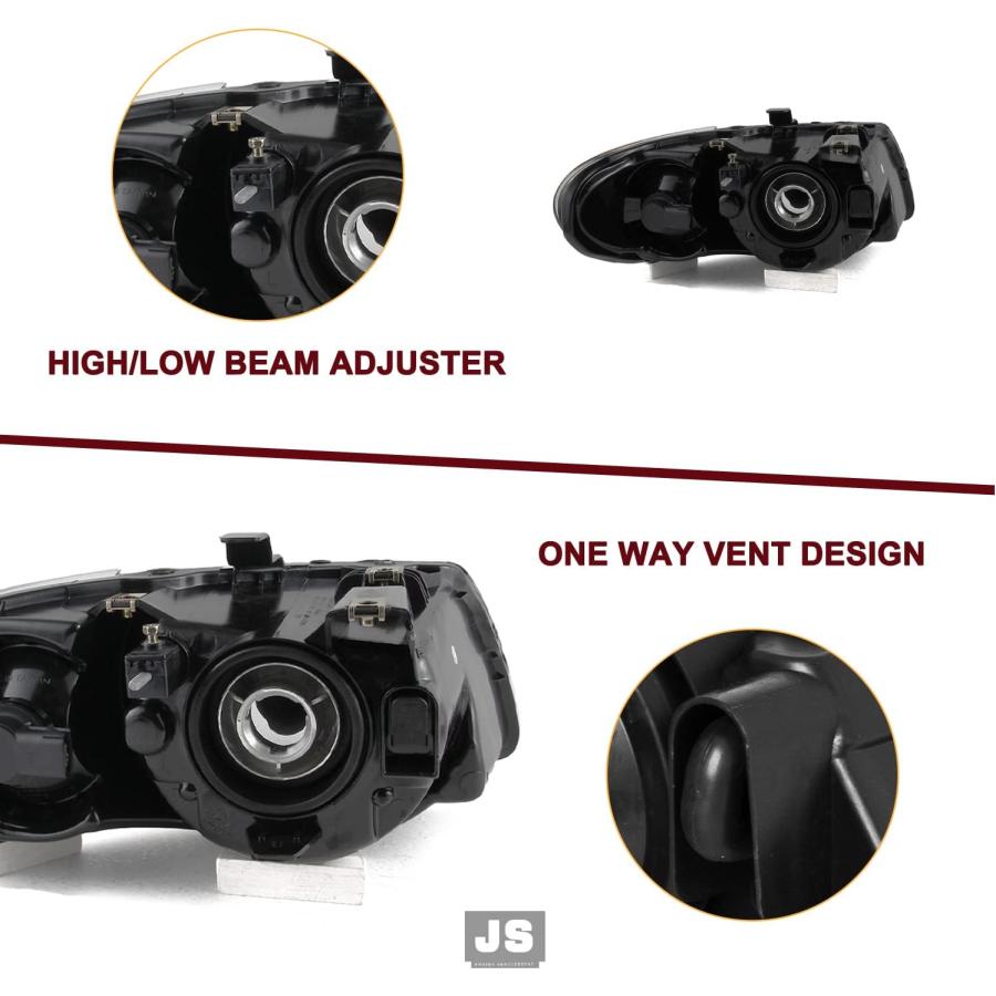 【並行輸入品】JSBOYAT ハロゲンヘッドライトアセンブリ交換用 2001-2007 Dodge Grand Caravan / 2001-2007の画像