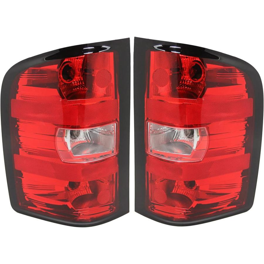 【並行輸入品】UERST テールライトアセンブリ 2007-2014 シルバラード 1500 2500HD 3500HD 1ペア テールライト交換用_1
