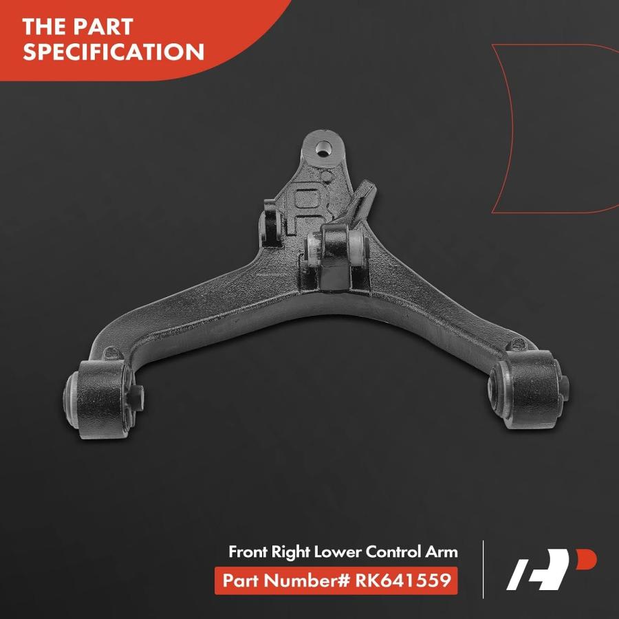 【並行輸入品】A-Premium Front Right Lower Control Arm  with Bushing  Compatible wi_2