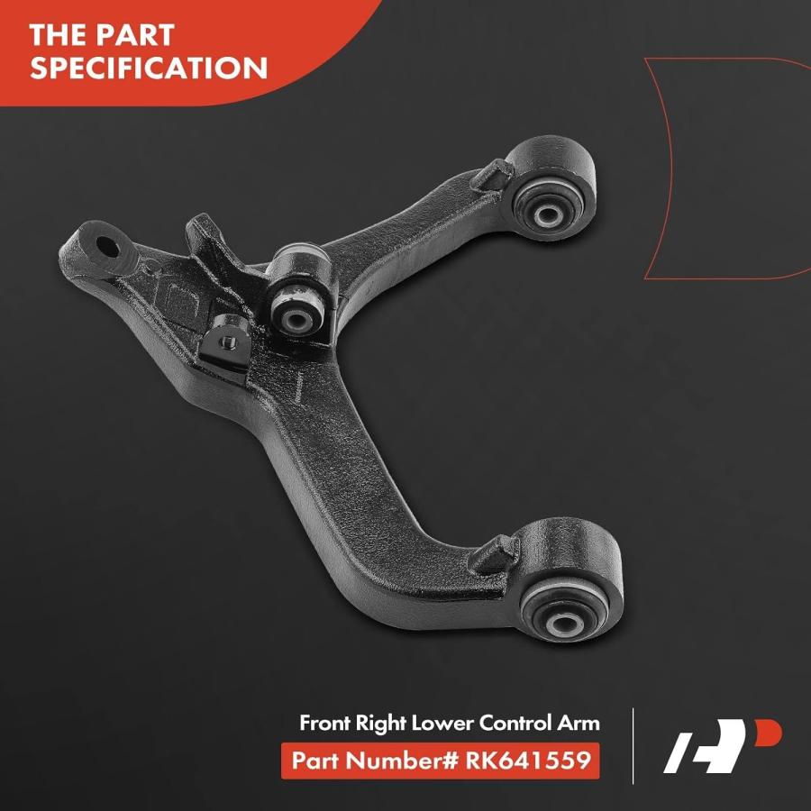 【並行輸入品】A-Premium Front Right Lower Control Arm  with Bushing  Compatible wi_5