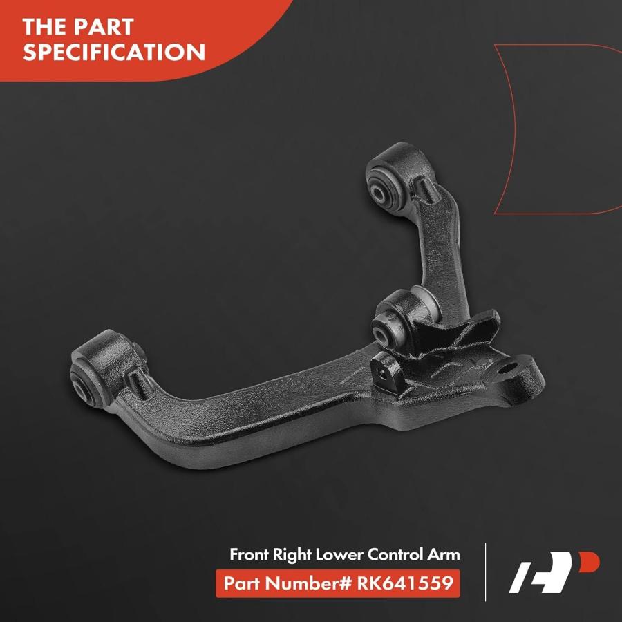 【並行輸入品】A-Premium Front Right Lower Control Arm  with Bushing  Compatible wi_6