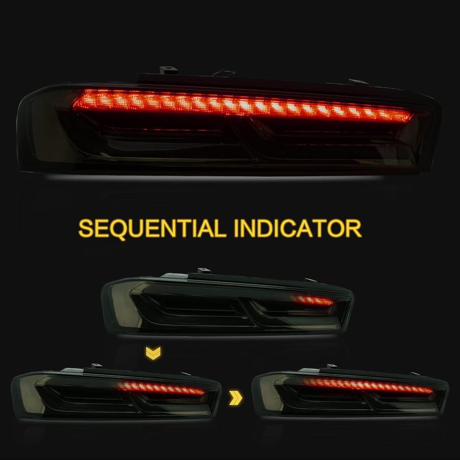 【並行輸入品】VLAND Tail lights Assembly Fit for Chevy Camaro Chevrolet Coupe 6thの画像