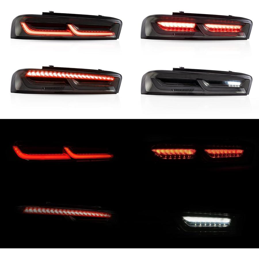 【並行輸入品】VLAND Tail lights Assembly Fit for Chevy Camaro Chevrolet Coupe 6thの画像