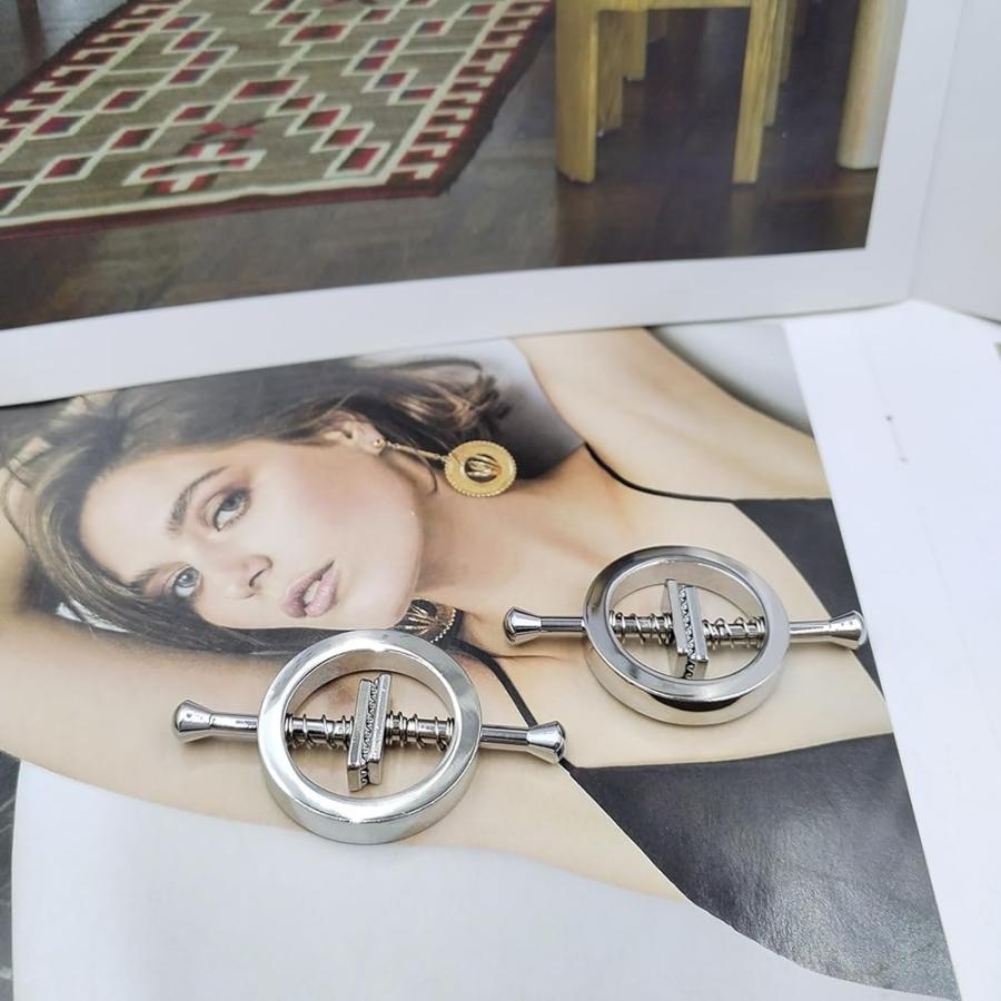 並行輸入品】rgwtgkyh 2個 フェイクニップルピアス ステンレススチール