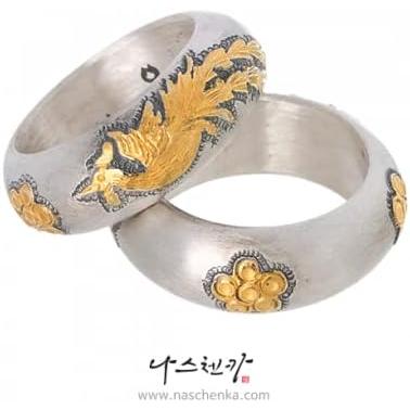 【並行輸入品】NASCHENKA Traditional Korean Hanbok ring for women mens wedding bandの画像