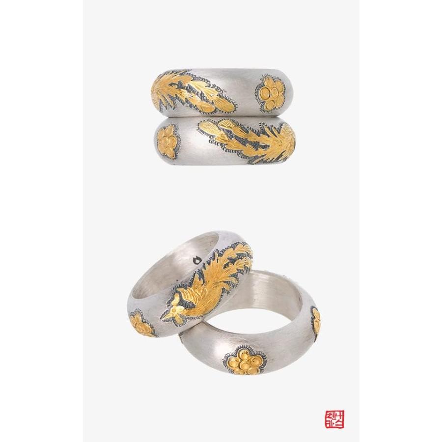 【並行輸入品】NASCHENKA Traditional Korean Hanbok ring for women mens wedding bandの画像