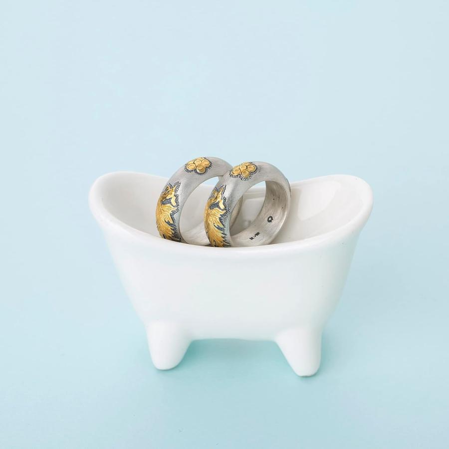 【並行輸入品】NASCHENKA Traditional Korean Hanbok ring for women mens wedding bandの画像